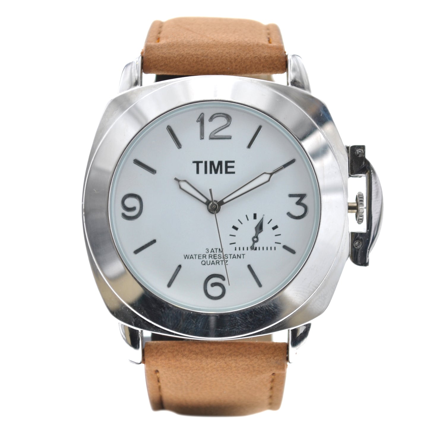 art. 1147 001MC - TIME - Reloj Analogo, Malla Cuero, Caballero