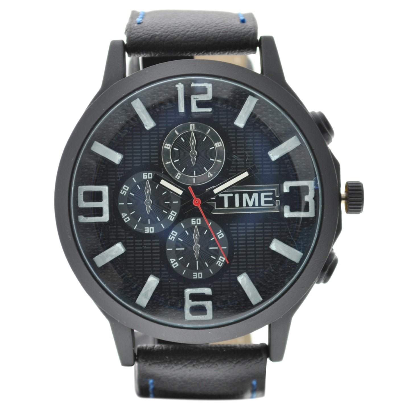 art. 1032 007AZ - TIME - Reloj análogo, Malla Cuero, Caballero, Casual