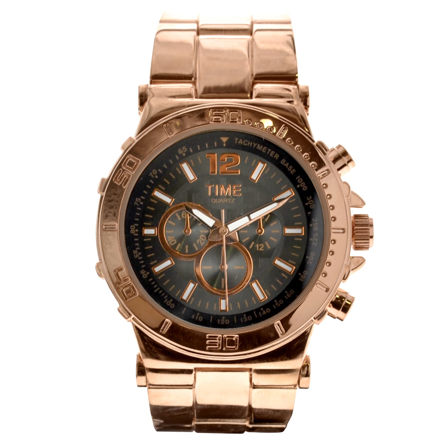 art. 1138 001DO - TIME - Reloj Análogo, Metal, Dorado, Unisex