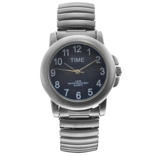 art. 1020 013AZ - TIME - Reloj análogo, Malla Metal, Caballero, Sumergible