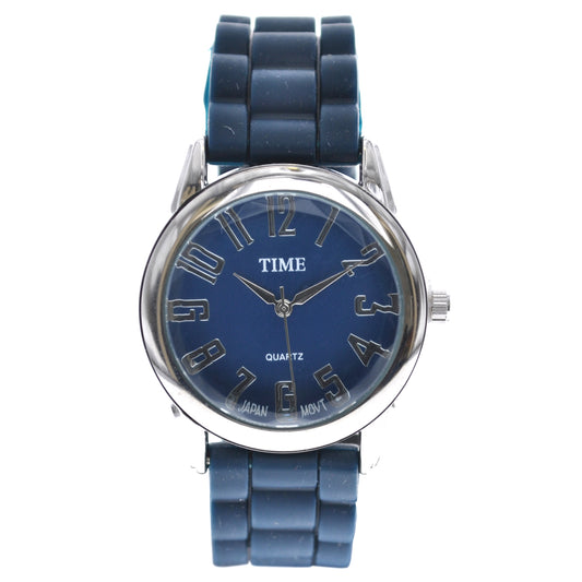 art. 1175 001AZ - TIME - Reloj Analogo, Malla Silicona Color, Dama