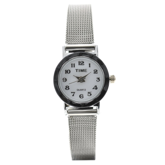 art. 1034 002NG - TIME - Reloj análogo, Malla Metal tipo Mesh, Dama