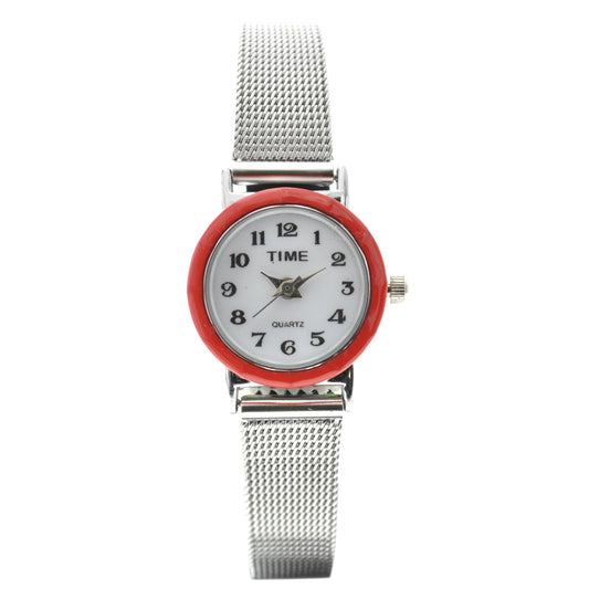 art. 1034 002RJ - TIME - Reloj análogo, Malla Metal tipo Mesh, Dama