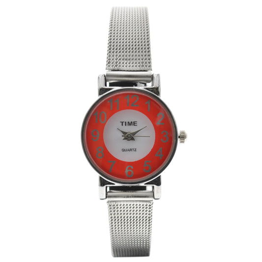 art. 1034 003RJ - TIME - Reloj análogo, Malla Metal tipo Mesh, Dama