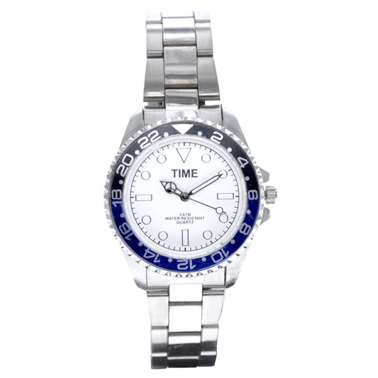 art. 1020 022BL - TIME - Reloj análogo, Malla Metal, Dama, Sumergible
