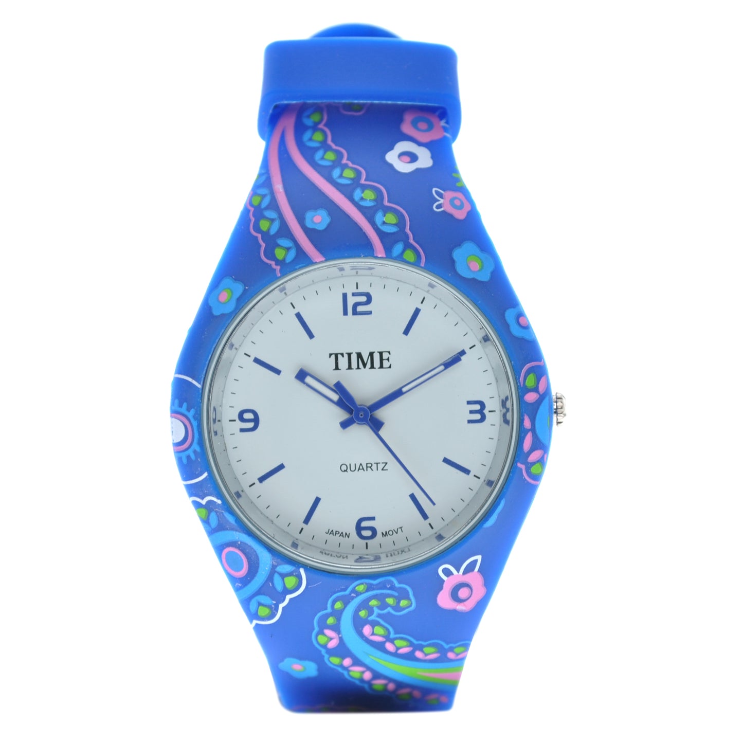 art. 1172 004AZ - TIME - Reloj Análogo, Malla Caucho color, Dama