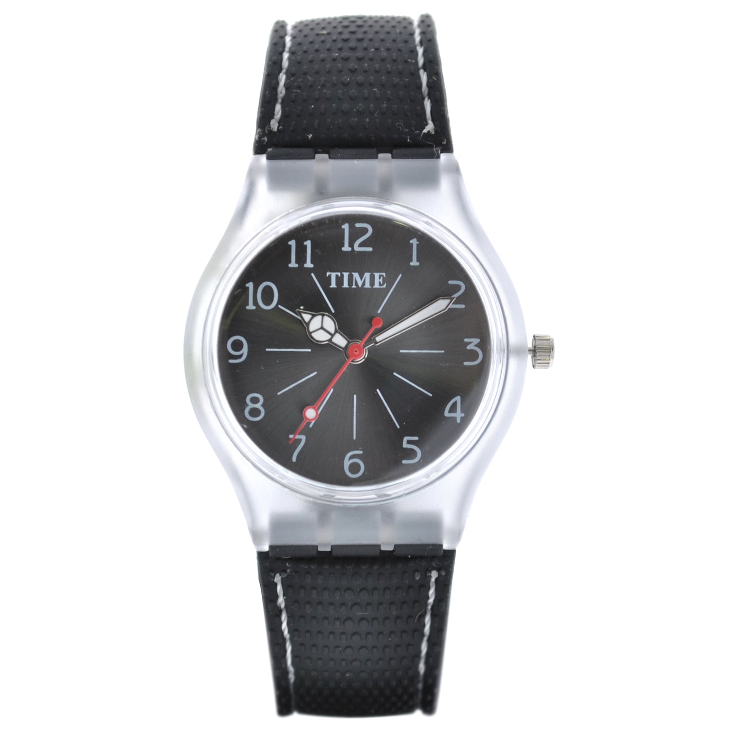 art. 1183 011NG - TIME - Reloj Analogo, Tipo Swatch Silicona