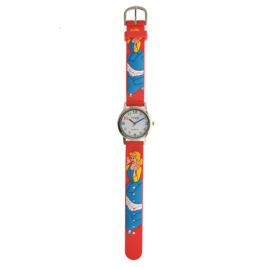 art. 1095 001RJ - TIME - Reloj análogo, Malla plastica, Infantil