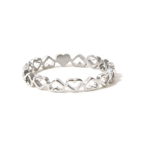 Anillo sinfin Corazónes D&K / 100CZ-1