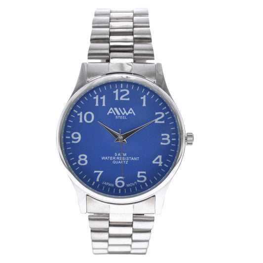 art. 10300 003AZ - AIWA Time - Reloj Acero, Caballero, Sumergible, 5ATM