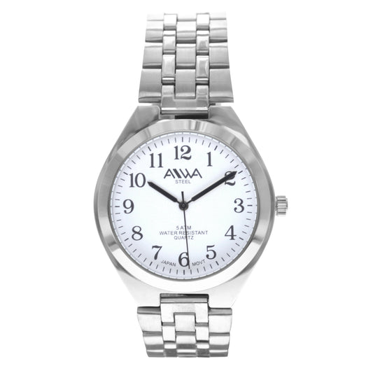 art. 10300 006BL - AIWA Time - Reloj Acero, Caballero, Sumergible, 5ATM