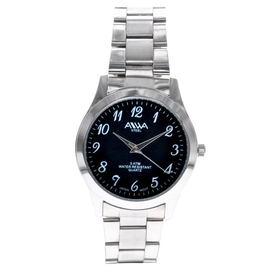 art. 10300 007NG - AIWA Time - Reloj Acero, Caballero, Sumergible, 5ATM