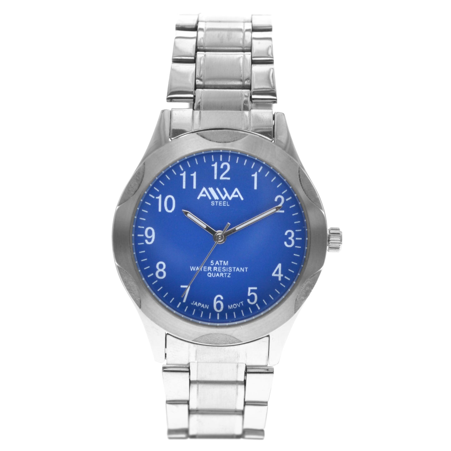 art. 10300 015AZ - AIWA Time - Reloj Acero, Caballero, Sumergible, 5ATM