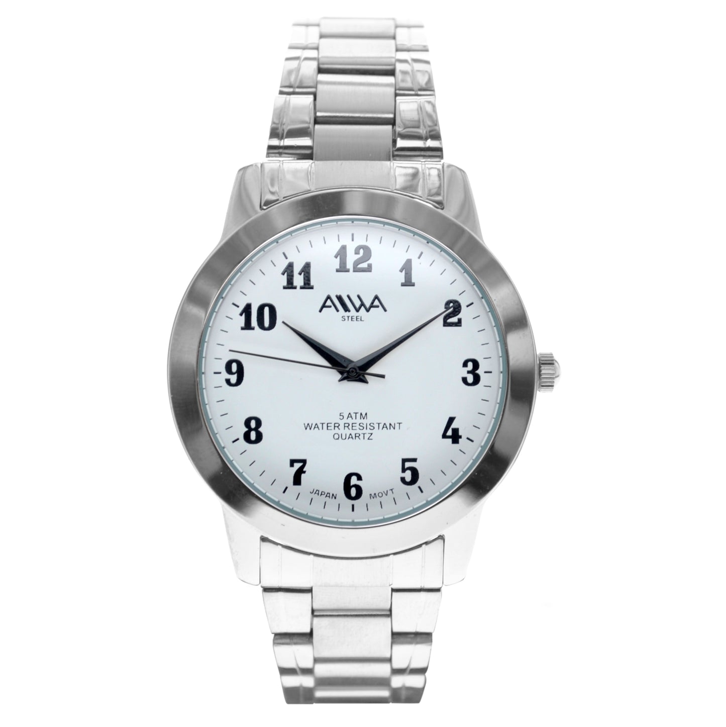 art. 10300 026BL - AIWA Time - Reloj Acero, Caballero, Sumergible, 5ATM