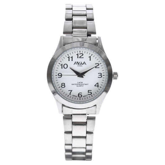 art. 10300 002BL - AIWA Time - Reloj Acero, Dama, Sumergible, 5ATM