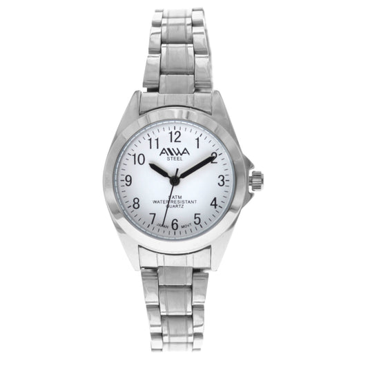 art. 10300 007BL - AIWA Time - Reloj Acero, Dama, Sumergible, 5ATM