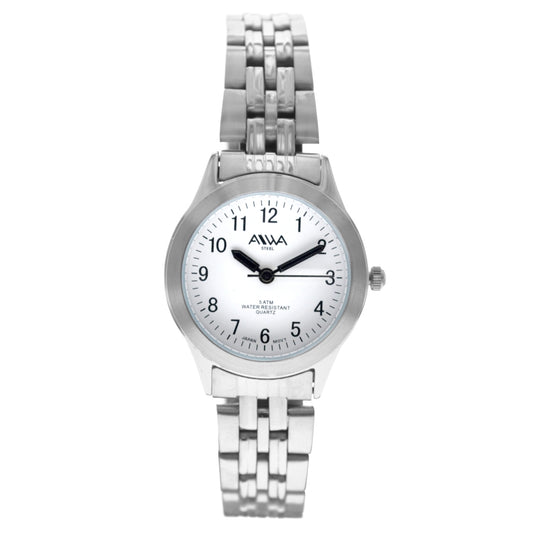 art. 10300 014BL - AIWA Time - Reloj Acero, Dama, Sumergible, 5ATM