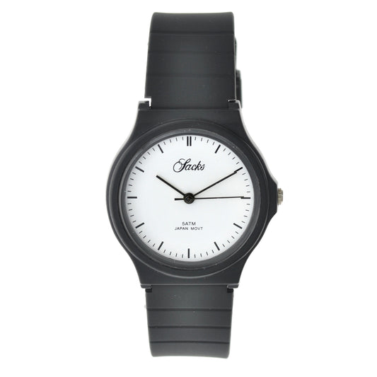 art. 10304 002NG - SACKS - Reloj análogo, Malla plastica, Unisex, Sumergible, tipo MQ24