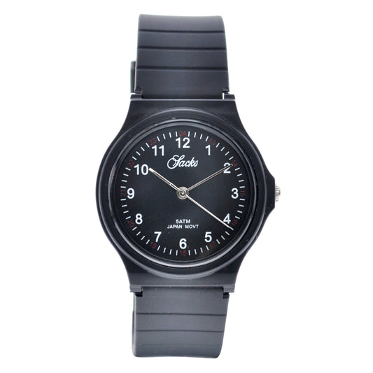 art. 10304 005NG - SACKS - Reloj análogo, Malla plastica, Unisex, Sumergible, tipo MQ24