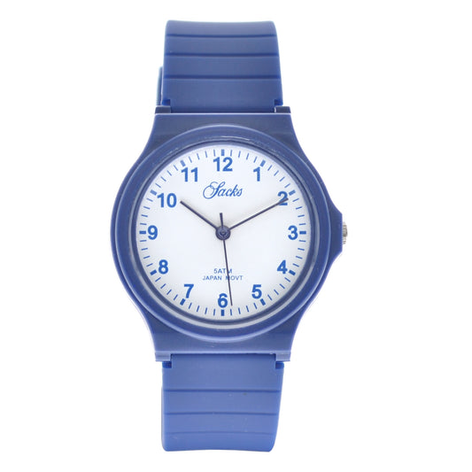 art. 10304 011AZ - SACKS - Reloj análogo, Malla plastica, Unisex, Sumergible, tipo MQ24