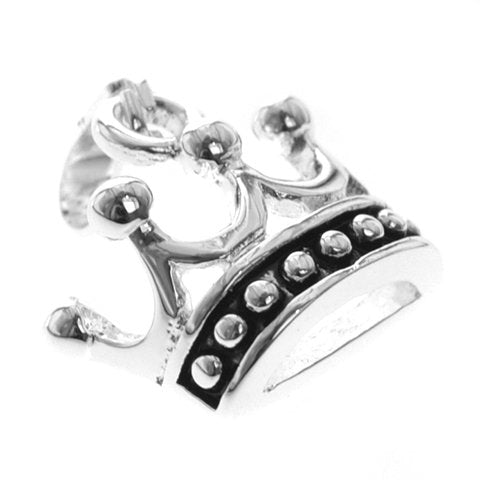 Dije Acero Blanco Corona Calada 2.2 cm D&K / 1300CO-9