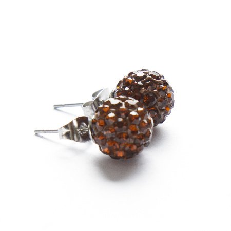 Aros Bola De Fuego Marron 10 Mm / 200BF-58