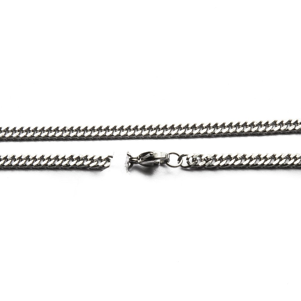 Cadena Grumet Chata De 4 Mm, 45 Cm De Largo / 300GR-21