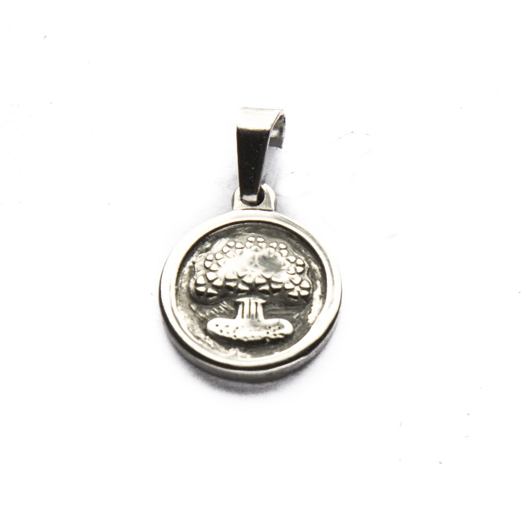 Dije Medalla D&K Arbol De La Vida de Acero Quirúrgico 316L. Alt: 2,6 cm Incl. Argolla. / 500AV-62