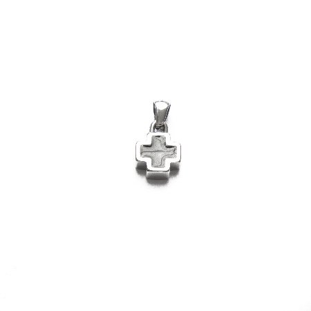 Dije D&K Cruz Negra Acero Pequeña / 500RE-183