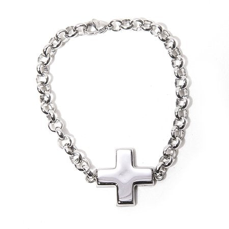 Pulsera D&K Rolo Con Cruz Del Equilibrio / 600RE-97