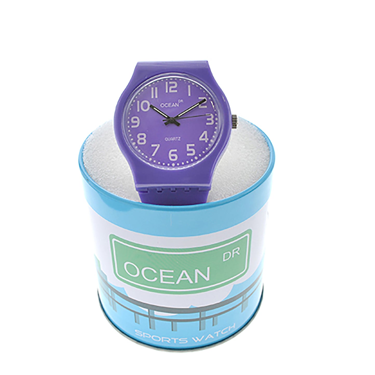 art. 1192 006LI - OCEAN DR - Reloj Análogo Caucho, Dama, Sumergible 3 ATM