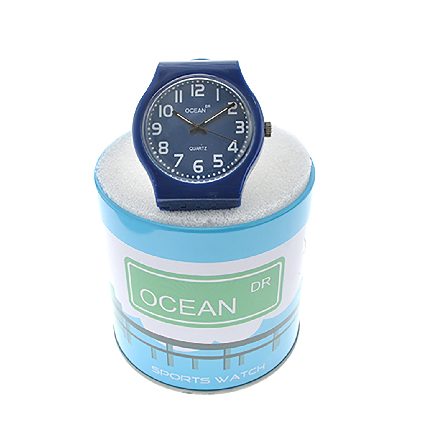 art. 1192 006AZ - OCEAN DR - Reloj Análogo Caucho, Dama, Sumergible 3 ATM