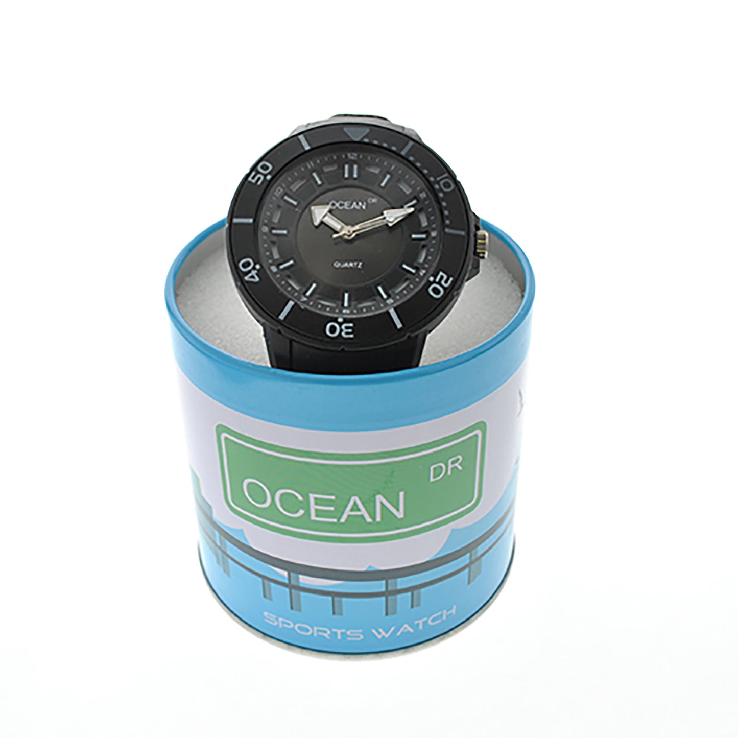 art. 1192 003NG - OCEAN DR - Reloj Análogo Caucho, Caballero, Sumergible 3 ATM