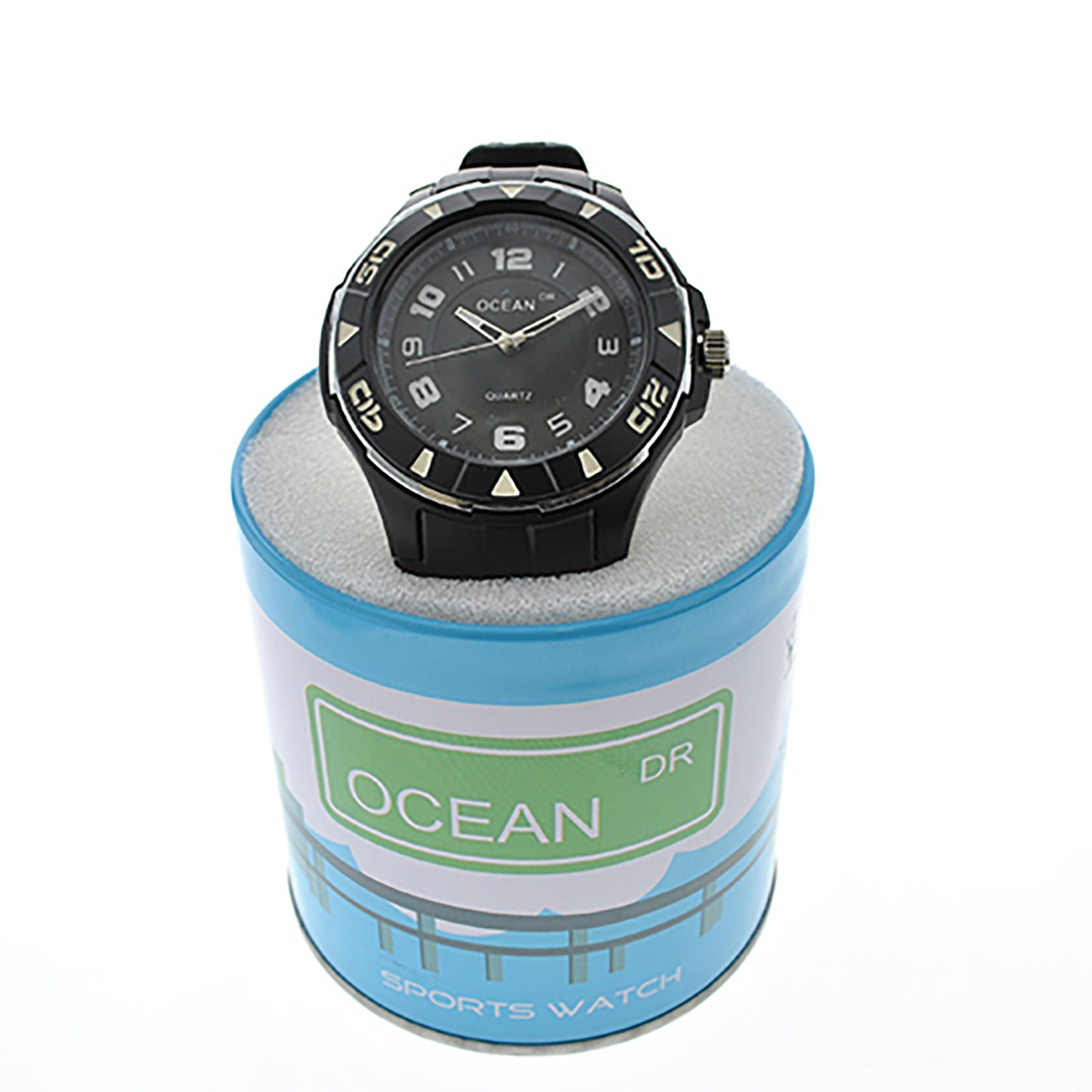art. 1192 009GR - OCEAN DR - Reloj Análogo Caucho, Caballero, Sumergible 3 ATM