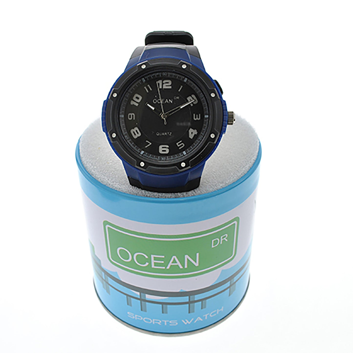 art. 1192 008AZ - OCEAN DR - Reloj Análogo Caucho, Caballero, Sumergible 3 ATM