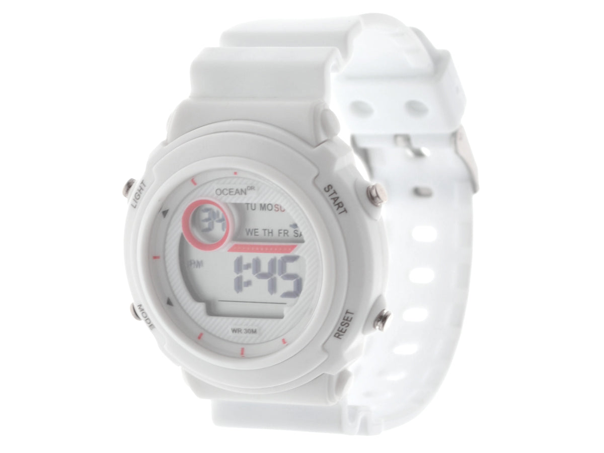 art. 1190 001BL - OCEAN DR - Reloj Digital Crono Alarma, Dama, Sumergible 3 ATM