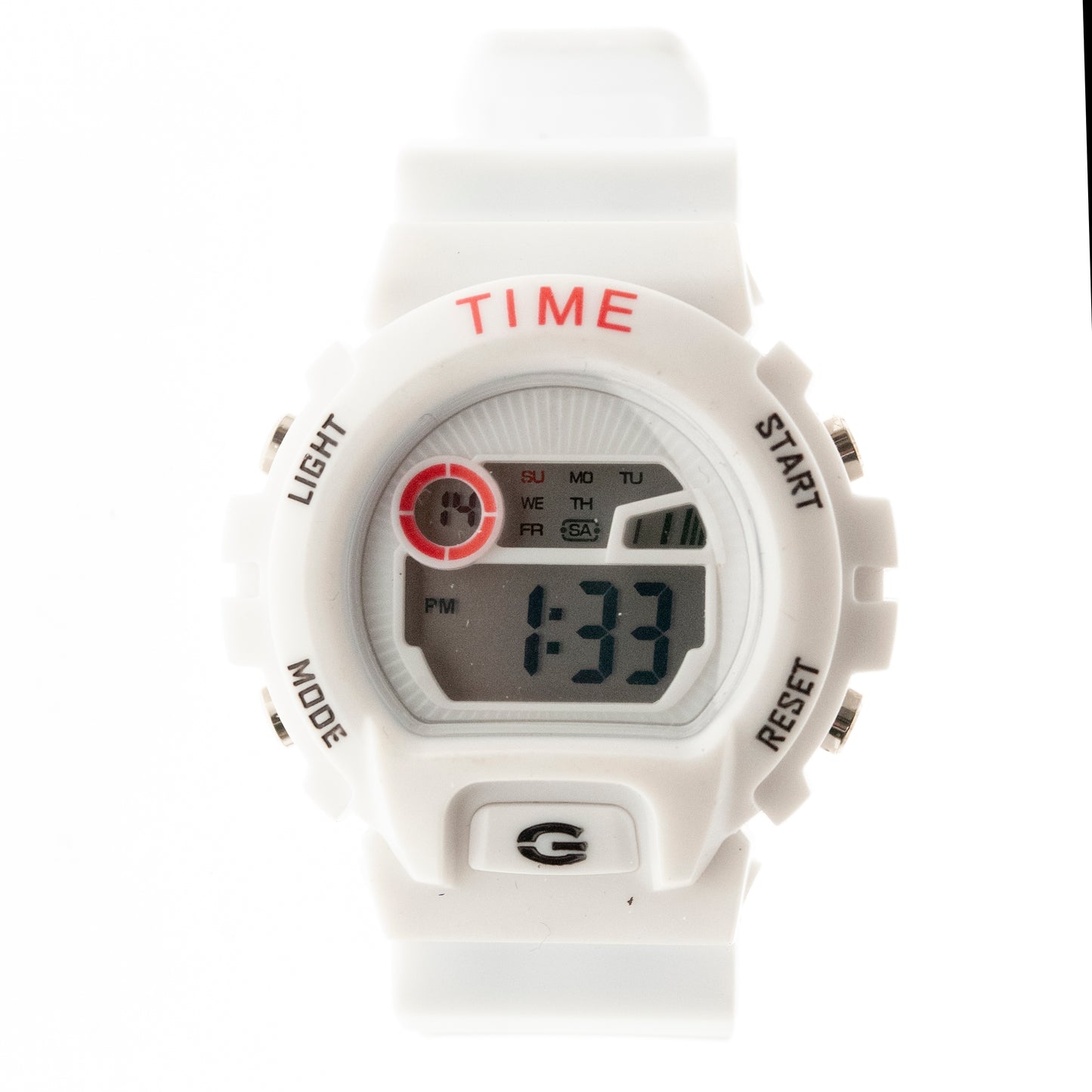 art. 1190 036BL - TIME - Reloj Digital Crono Alarma, Dama, Sumergible 3 ATM