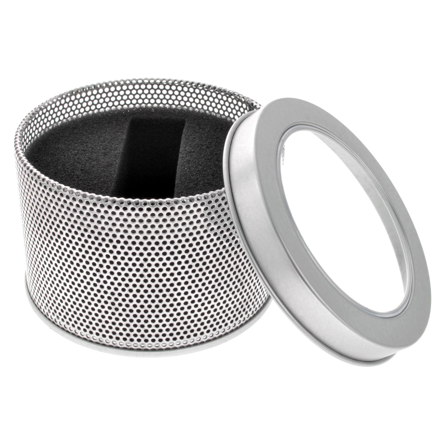 Estuche Metálico Micro perforado para Reloj Pulsera