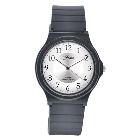 art. 10304 010NG - SACKS - Reloj análogo, Malla plastica, Unisex, Sumergible, tipo MQ24