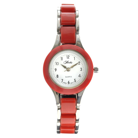 art. 1165 038RJ - SACKS - Reloj análogo, Malla Metal combinado color, Dama