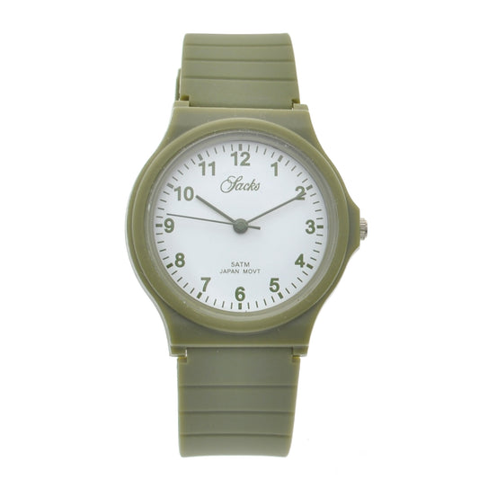 art. 10304 003VD - SACKS - Reloj análogo, Malla plastica, Unisex, Sumergible, tipo MQ24