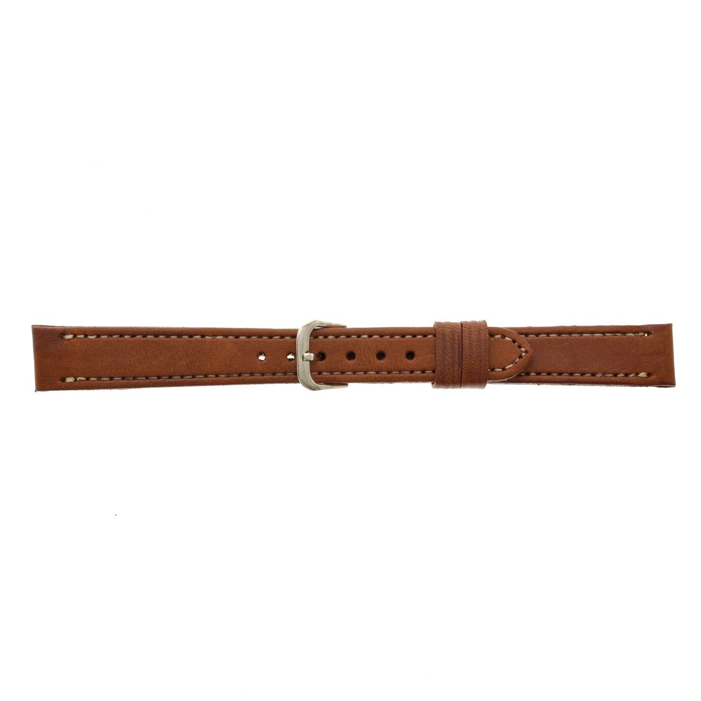 Malla para Reloj Pulsera, Cuero Luppi 14 MM Marrón Claro
