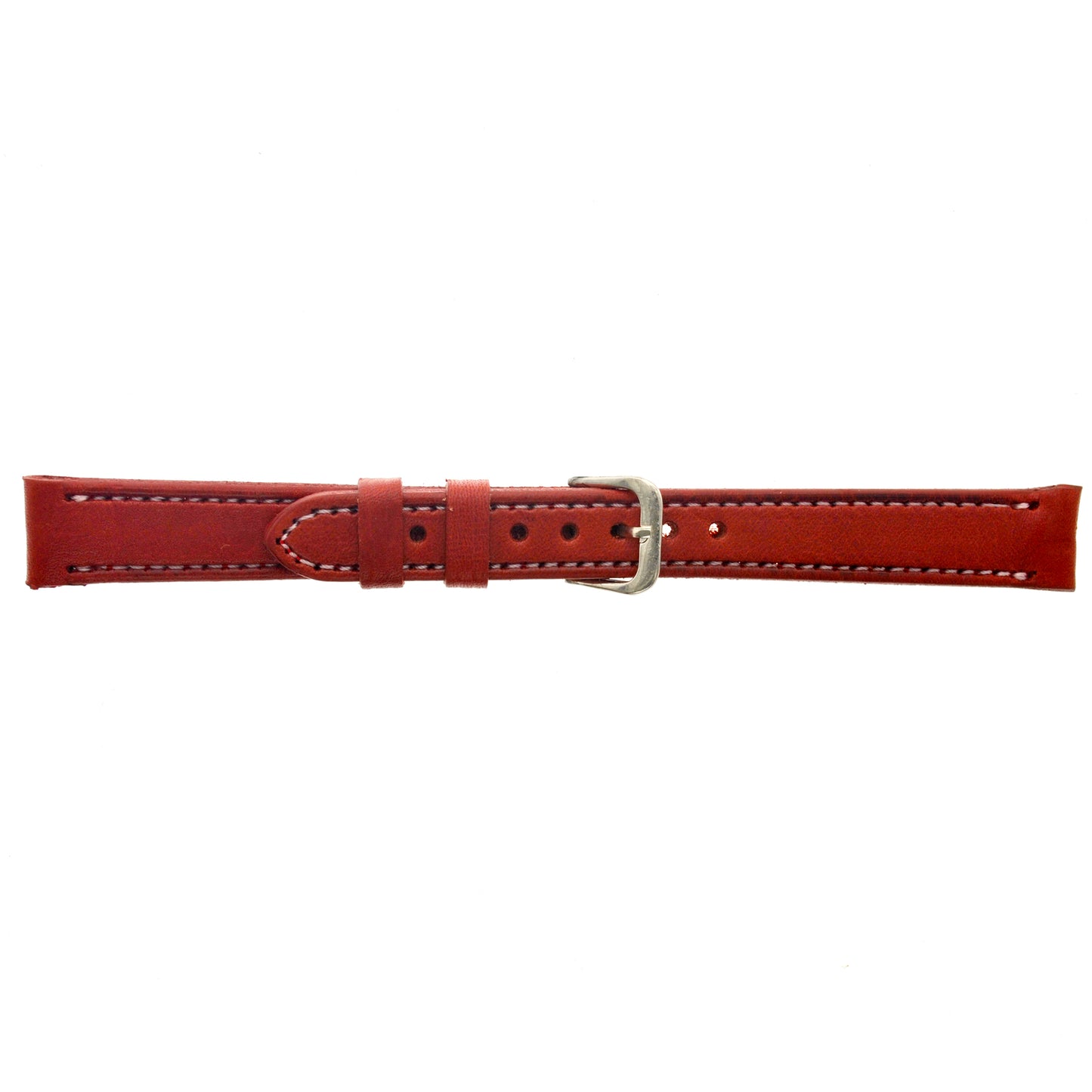 Malla para Reloj Pulsera, Cuero Luppi 14 MM Rojo