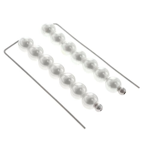 Aros acero quirurgico trepadores con perlas D&K / 200TR-6