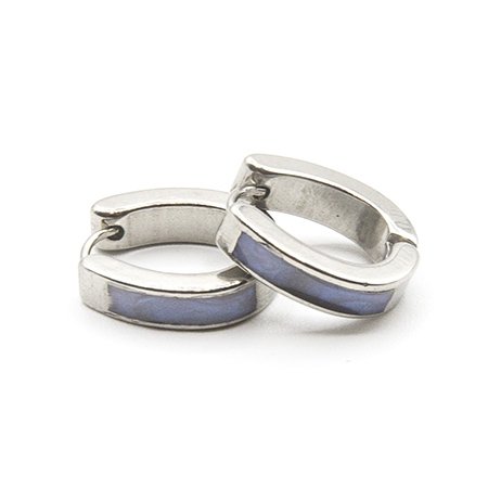 Aros cubano esmaltado con color 13 mm D&K / 200CN-71