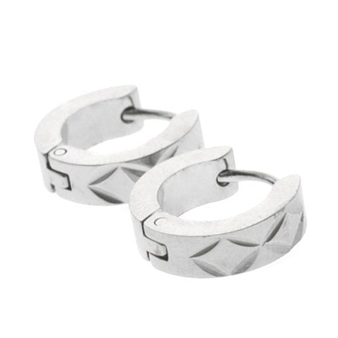 Aros cubanos acero quirurgico con tramado X  10 mm D&K / 200CU-97