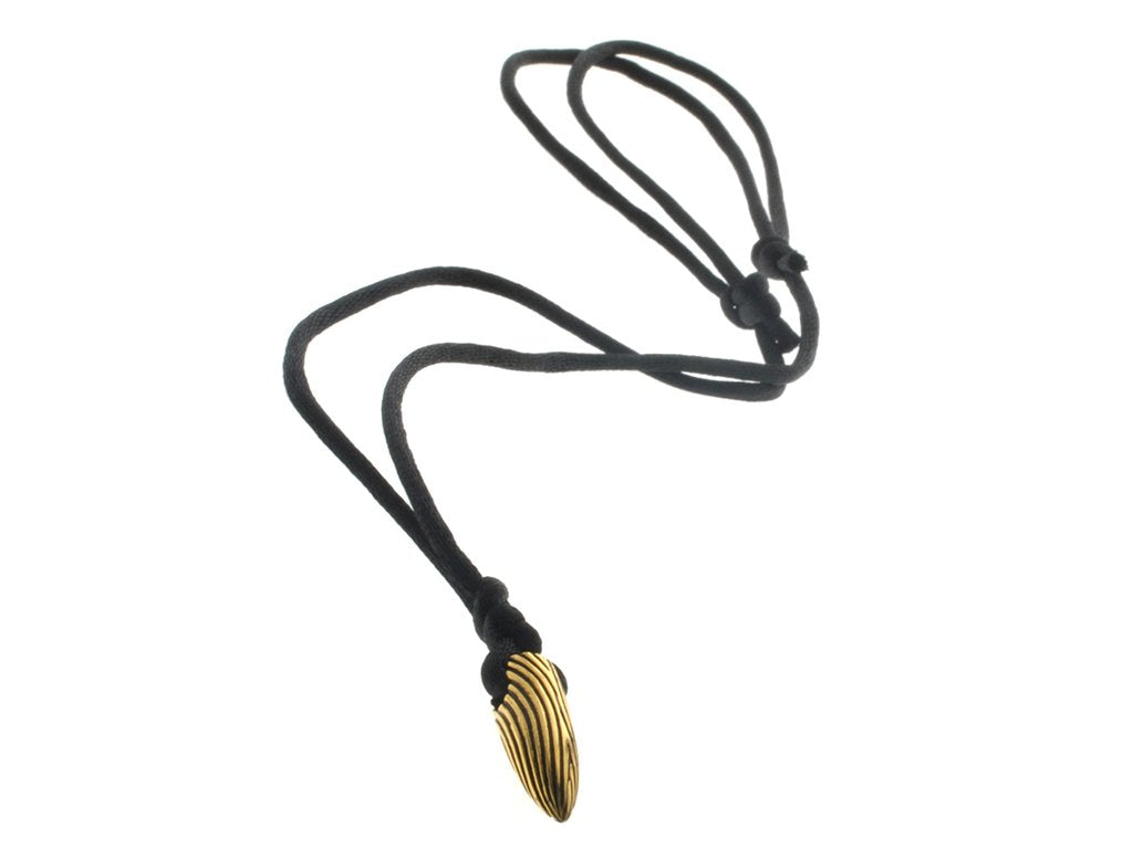 Conjunto ajustable de tanza recubierto en gamuza con bala dorada D&K / 800CD-1