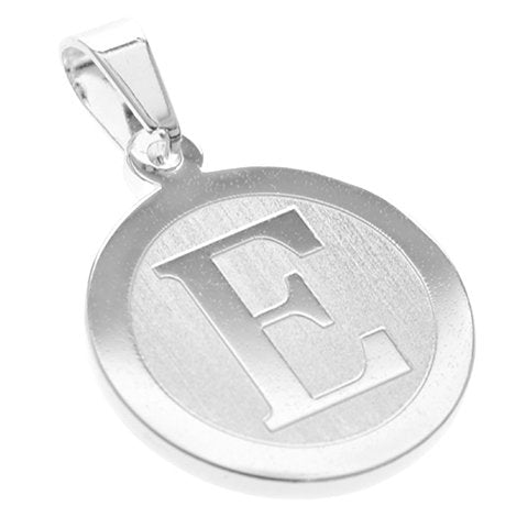 Dije acero blanco inicial E 3 cm D&K / 1300IN-5