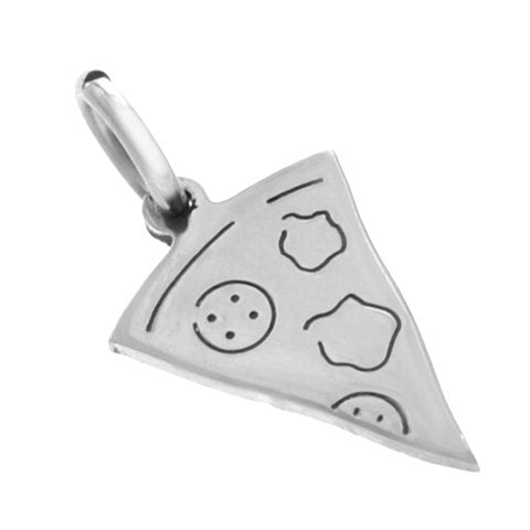 Dije acero quirurgico amistad porcion de pizza 2,9 cm / 500GE-116