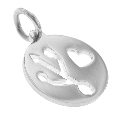 Dije acero quirurgico Amo la informatica 2,8 cm D&K / 500PR-67